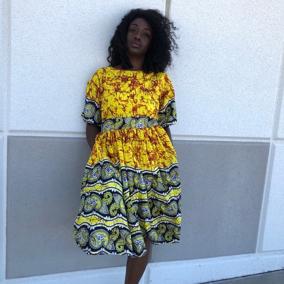veroex Dresses & Skirts - African Ankara women handmade dress